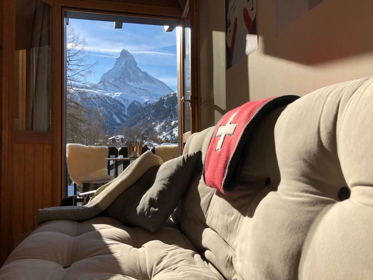 Apartment With Beautiful Views In Zermatt Exteriör bild
